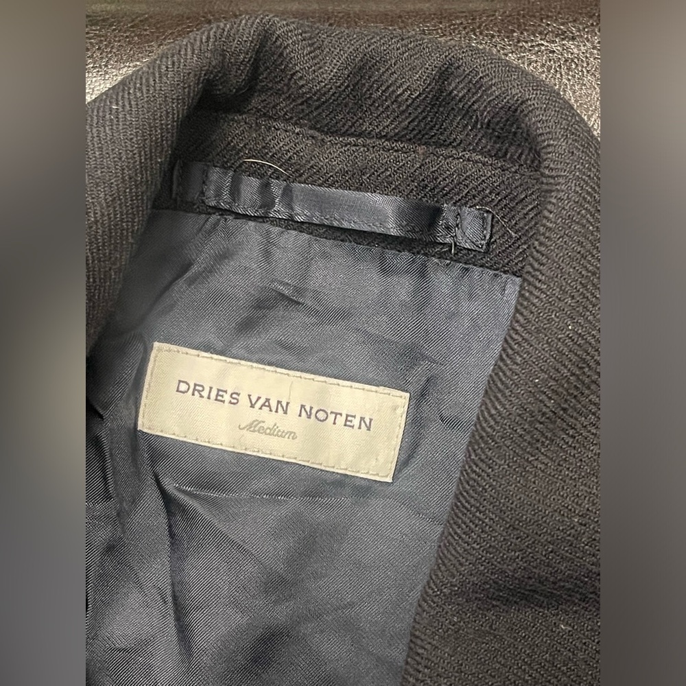 Dries van noten 100% wool pea coat M - Picture 4 of 8